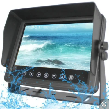 7" Ahd Waterproof Car Backup Rear View LCD Monitor